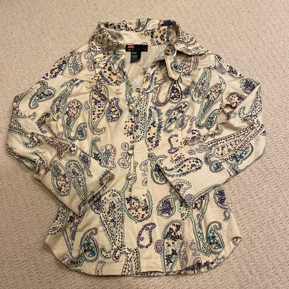 Diesel Womens paisley shirt